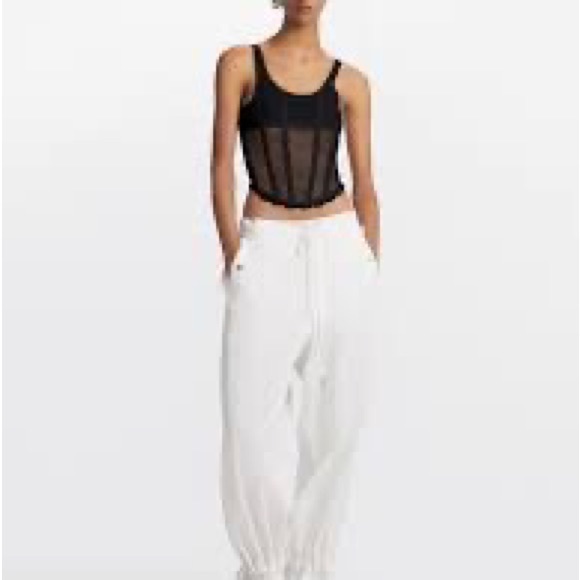 Dion Lee Net Lace Suspended Corset Top - Picture 5 of 6